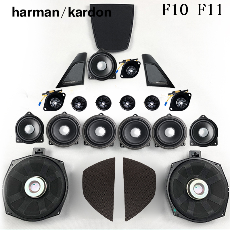 Horn For BMW F10 F11 5 Series High Quality Loudspeaker Audio Cover Power Amplifier Bass Tweeter Midrange Subwoofer Speakers Kit