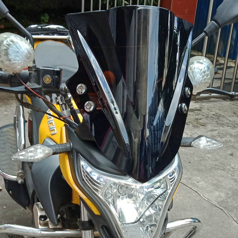 Pare-brise pour CFMOTO 650NK 400NK 250NK 150NK 650 400 250 150 NK, support de pare-brise, montage sur guidon de 7/8 "ou 1"