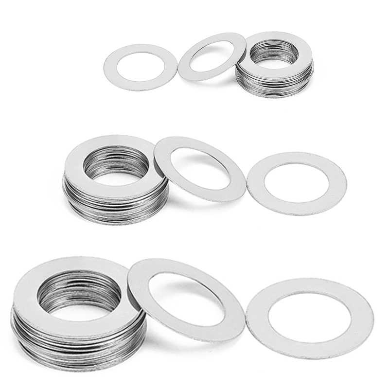 0.1 0.2 ~ 1mm M2 M3 M4 M5 M6 M7 M8 M9 M10 M12 13 14 sampai M40 304 baja tahan karat menyesuaikan Shim Gasket Ultra tipis mesin cuci datar polos