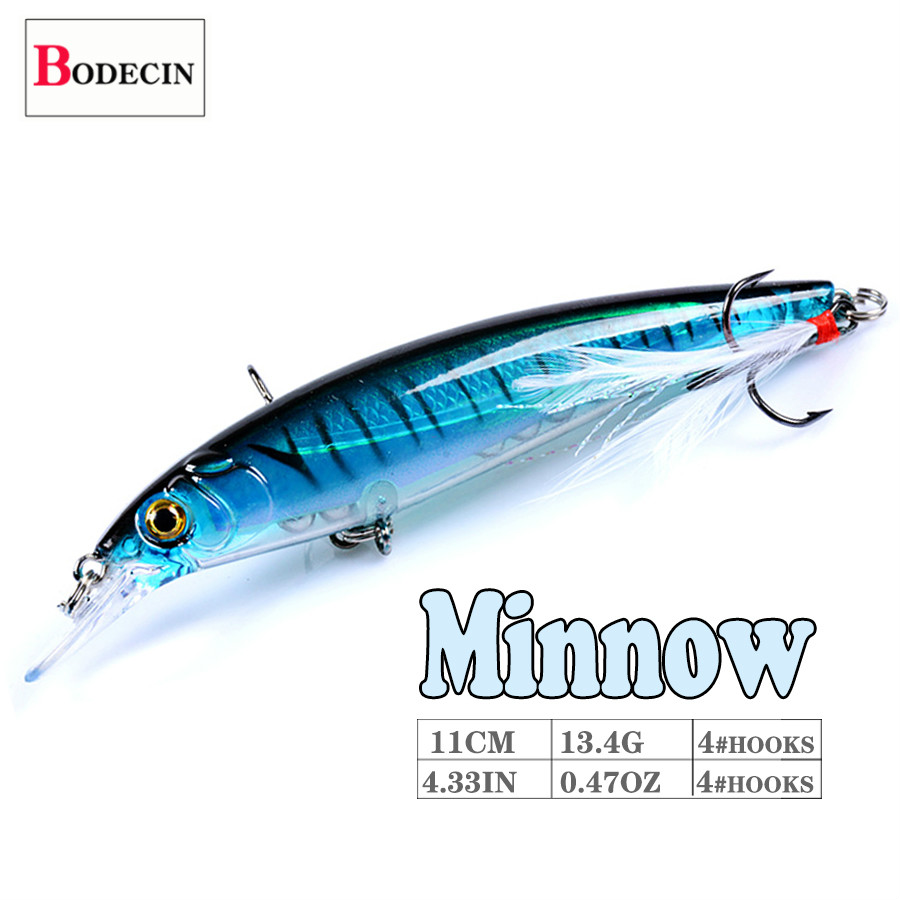 Jerkbait minnow iscas de pesca isca de plástico duro isca artificial baixo pique abs wobbler para ganchos de peixe crankbait 3d olhos mar 1 pçs