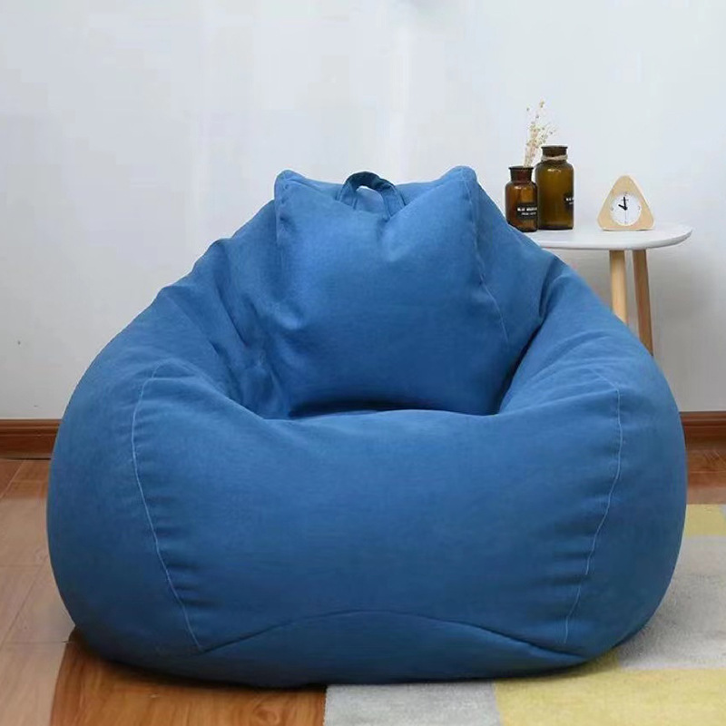 Outdoor No Filler Linho Pano Espreguiçadeira, Saco De Feijão, Preguiçoso Sofá Cover, Cadeiras Assento, Puff Sofá, Tatami, Sala de estar