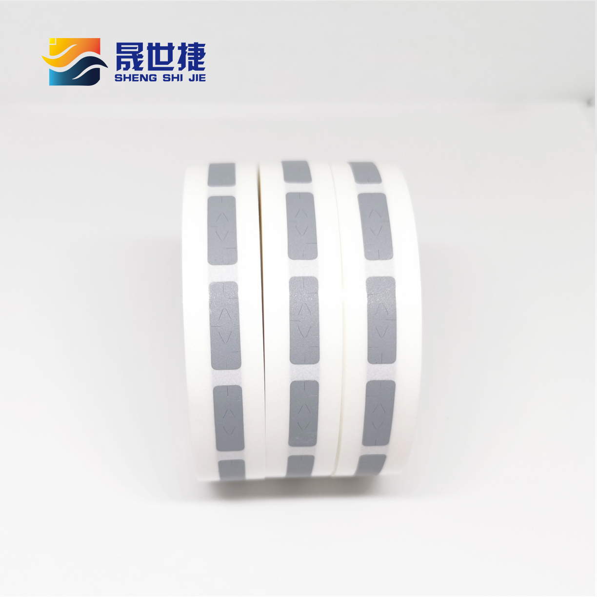 Shengshijie 5X15Mm 1000 Buah/Gulungan Goresan Stiker Label Abu-abu untuk Kartu Sampul Pesta Pernikahan Permainan Promosi Bisnis, Dll