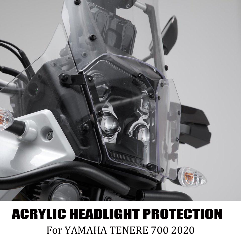 Motorrad Scheinwerfer Schutz Protector Abdeckung Für Yamaha Tenere 700 2019-UP