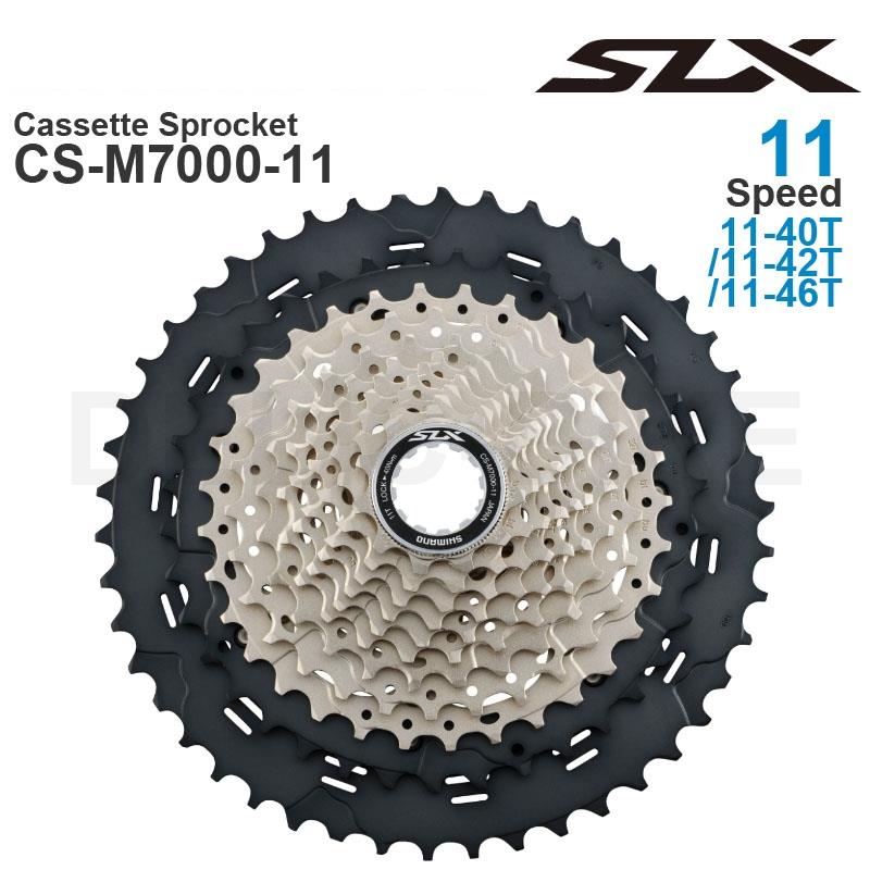 Shimano SLX M7000 11V Cassette Sprocket 11 Kecepatan CS-M7000-11-HYPERGLIDE-untuk Bagian Asli Sepeda MTB