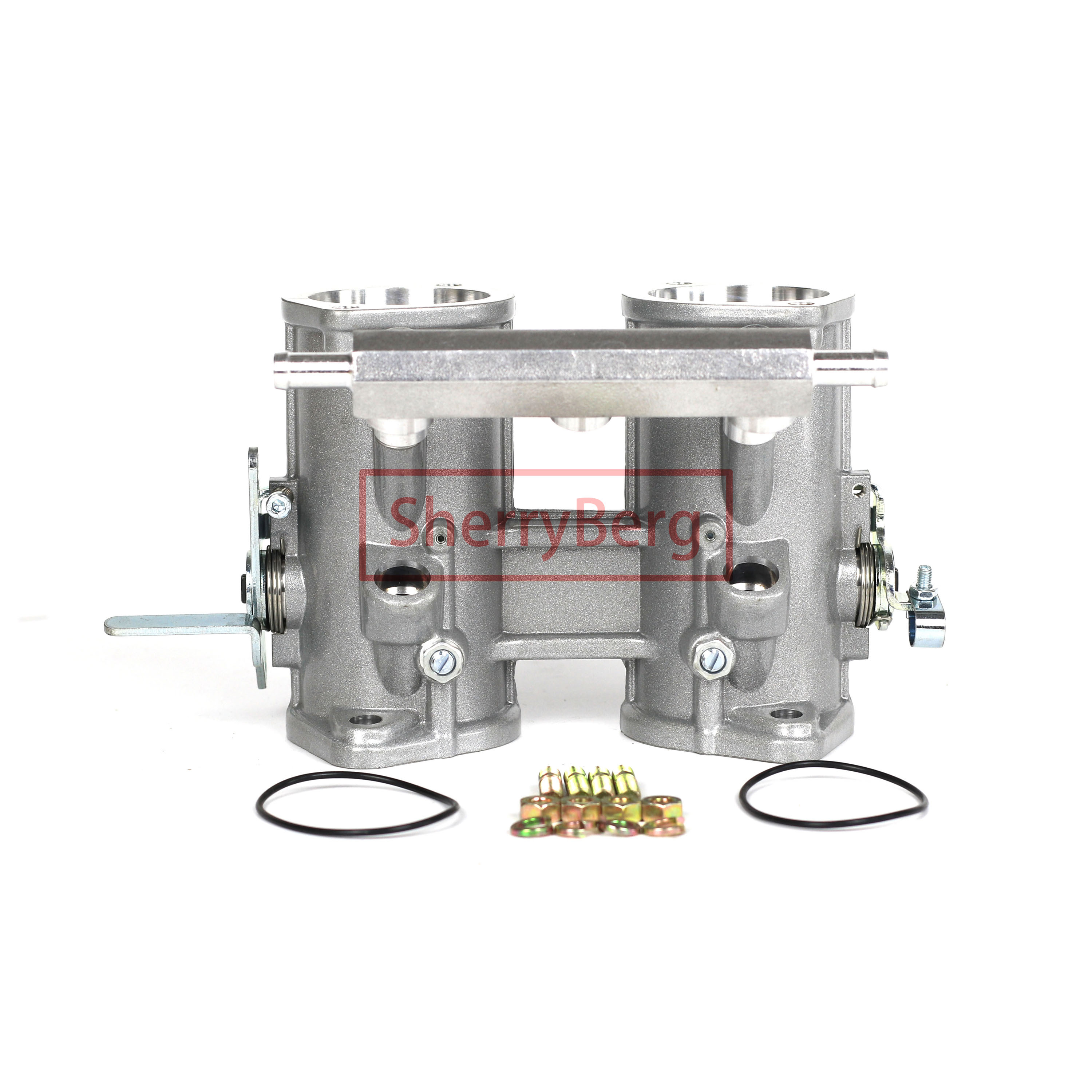 Sherryberg Universele Tbs 50Dcoe 50 50Mm Dubbele Dubbele Gasklepbehuizing Voor Weber/Empi/Fajs/Dellorto/Solex/Dhla Dcoe Carb Carbu