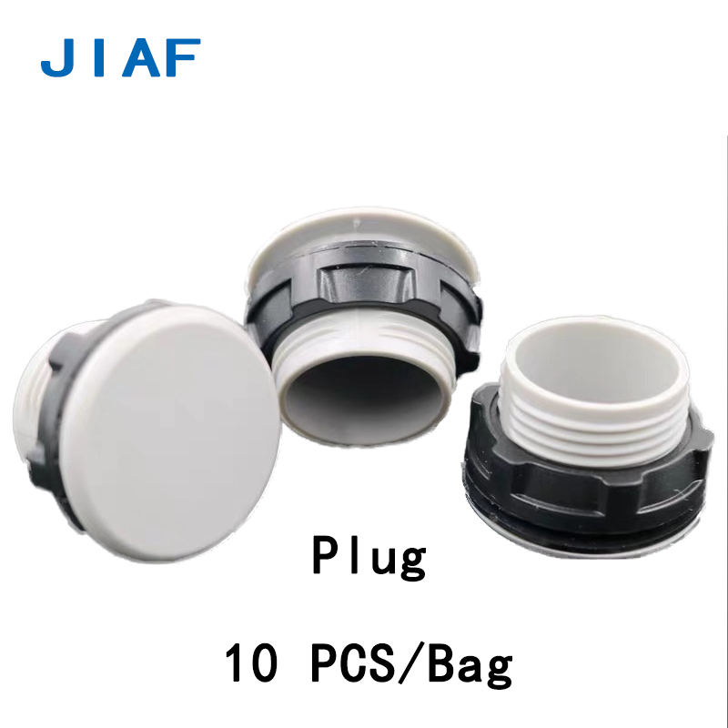 Bouchon en plastique pour trou de 22 mm, bouton ABS de 16 mm, noir/gris, anti-poussière, étanche, pour blocage de trou de 30 mm dans les armoires de distribution
