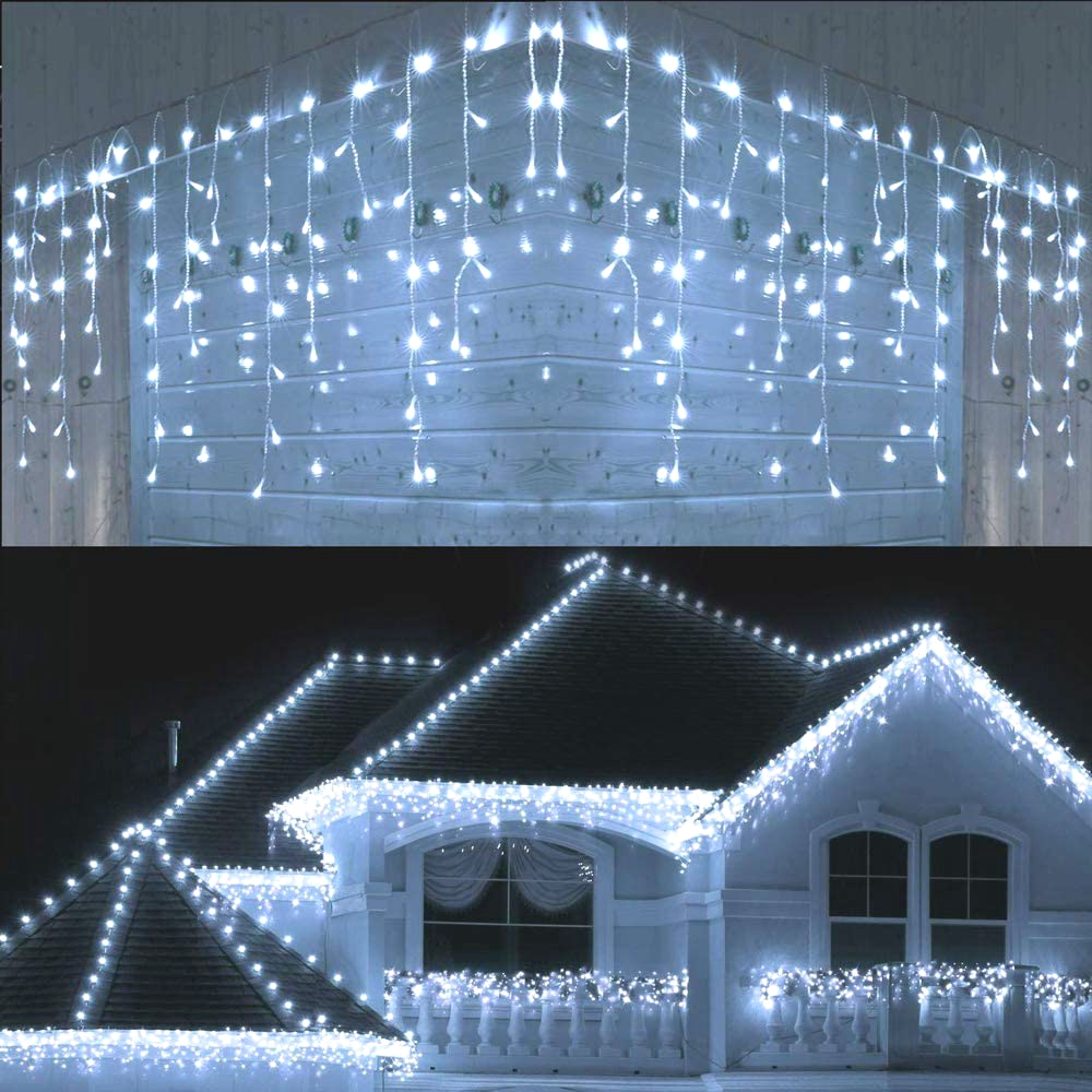 5M étanche extérieure lumière de noël tombant 0.4-0.6m Led rideau glaçon chaîne lumières jardin centre commercial avant-toit lumières décoratives