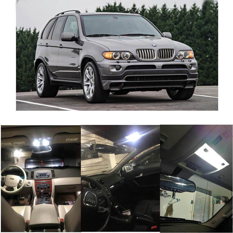 21x фонарь для интерьера, полный комплект для BMW X5 E53, чтение детской, задние фонари без ошибок