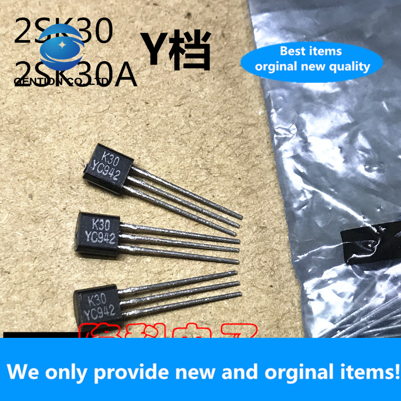 10Pcs 100% Nieuwe Originele 2SK30 Y Gear 2SK30A-Y Veld Effect Buis Mos Buis K30 Transistor K30A