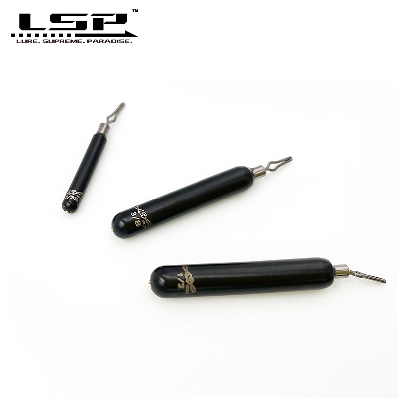 LSP Rig Sinker Columnar Accessory Lure Fishing Sinkers Drop Fishing Accessories Black Fishing Weight Tungsten Drop Shot