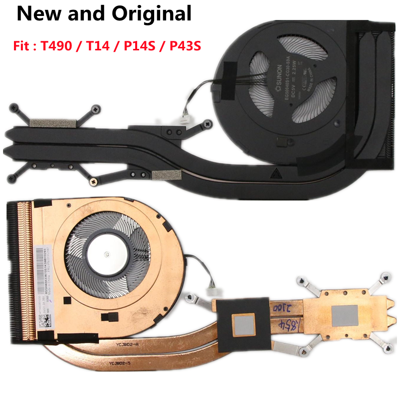 Neue Original SWG Dis CPU Kühler Lüfter Kühlkörper Für Lenovo ThinkPad T490 T14 P43S P14S Gen1 Laptop 01YU186 01YU187 01YU188