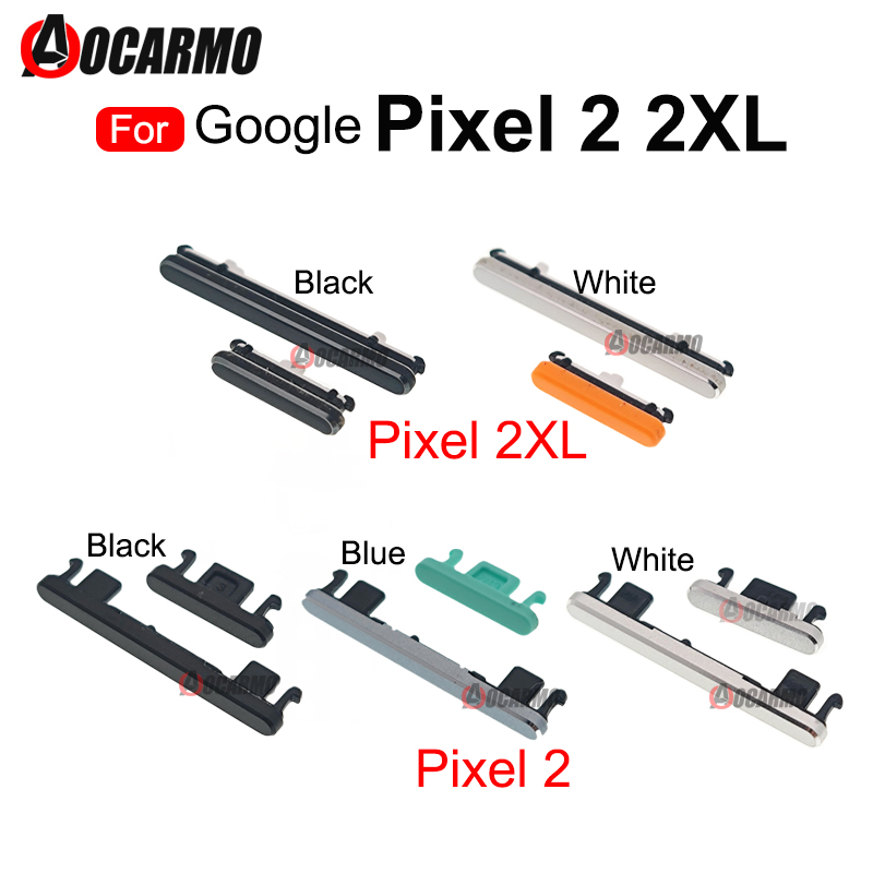 Botón de encendido y apagado lateral, pieza de repuesto para Google Pixel 2 XL 2XL