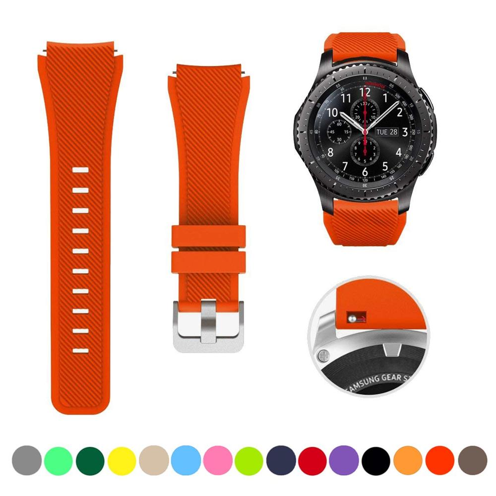 Dây Đeo Dành Cho Samsung Galaxy Samsung Galaxy Đồng Hồ 3 46Mm Gear S3 Biên Cương Amazfit Bip/Hoạt Động Vòng Tay 20/22Mm dây Đồng Hồ Huawei Watch Gt 2/2e 42Mm
