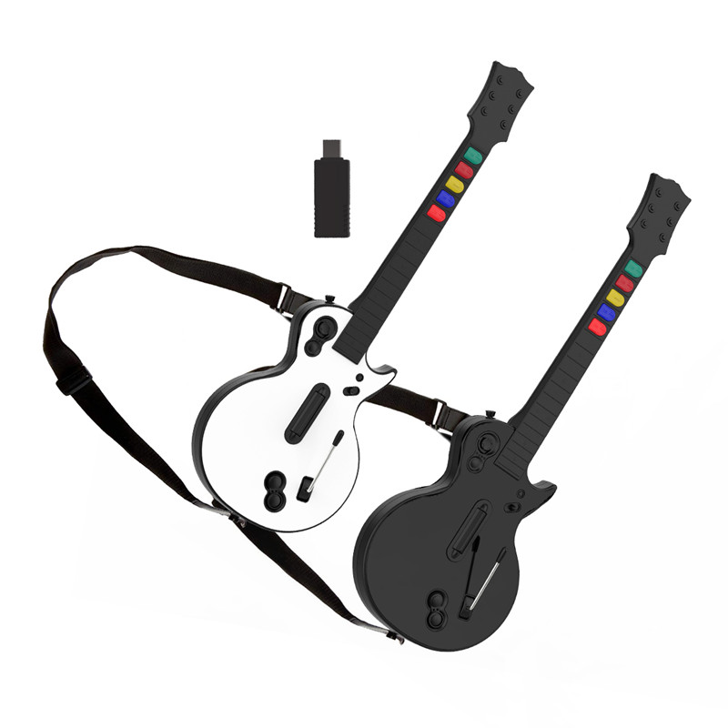 Control Inalámbrico para Guitarra de Guitar Hero Compatible con PC y PS3, Joystick Remoto para Juegos como Clone Hero y Rock Band