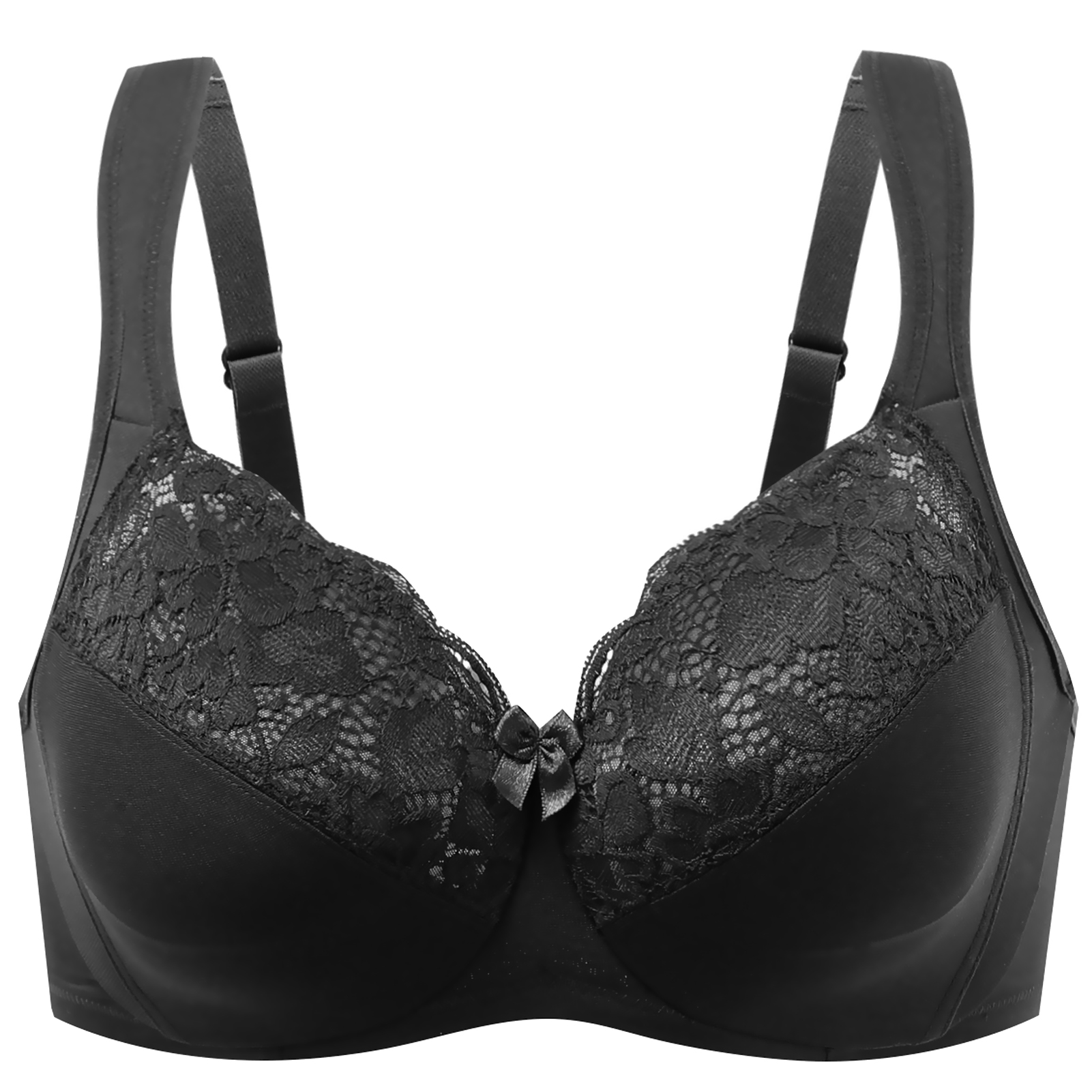 Minimizer Damen-Bügel-BH mit vollständiger Abdeckung, sexy Spitze, bequemer Kissenträger