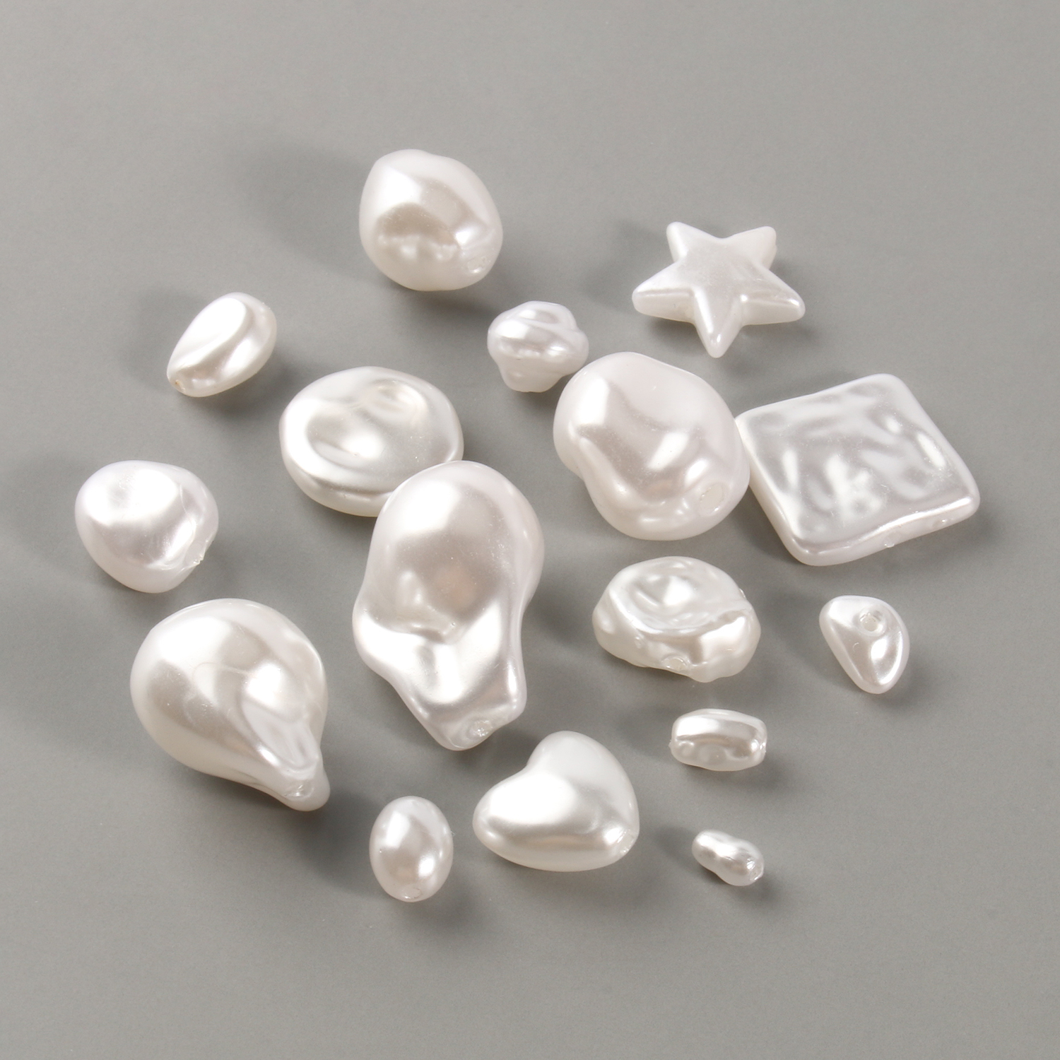 Charms เลียนแบบไม่สม่ําเสมอ Baroque Pearl ลูกปัดสําหรับเครื่องประดับ DIY ทําผู้หญิง Baroque Bead Drop ต่างหู Punk เครื่องประดับ