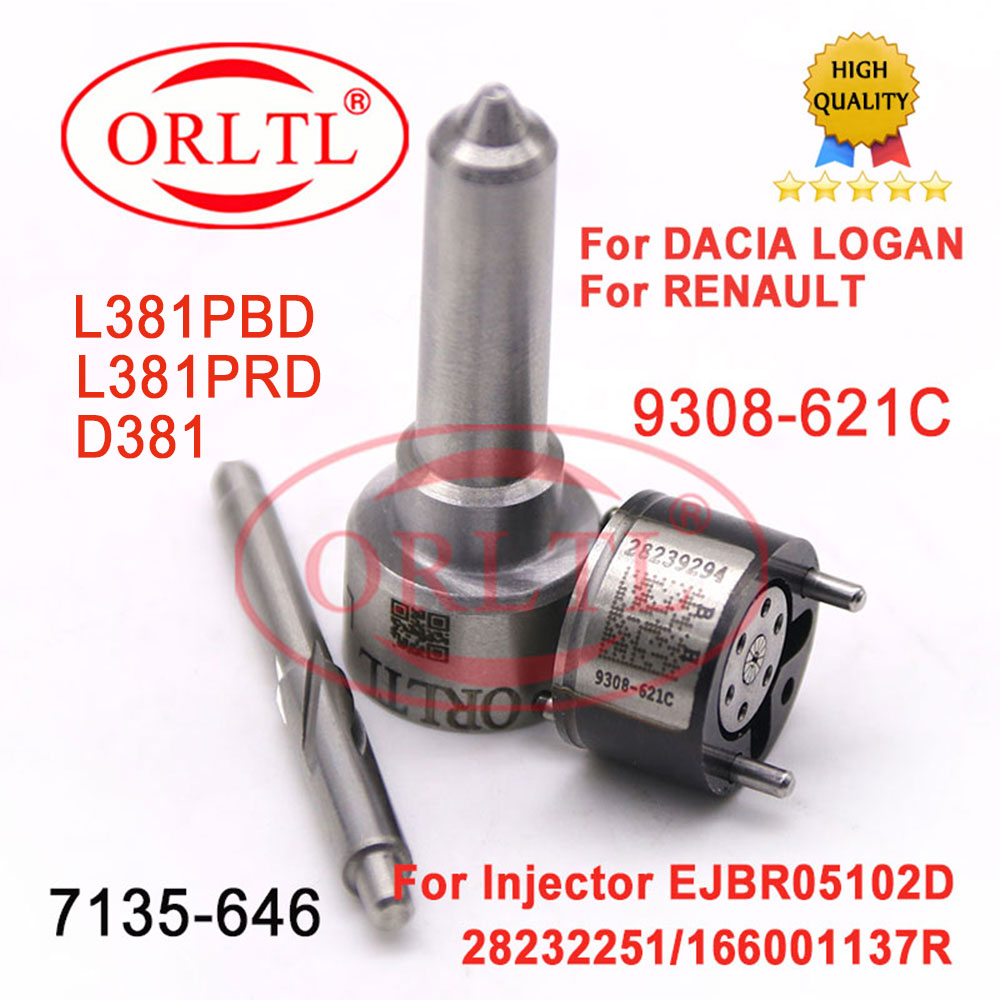 7135-646 ( L381PBD + 9308-621c ) Diesel Injector EJBR05102D Onderdelen Kits Nozzle En Valve Repair Kits 28232251