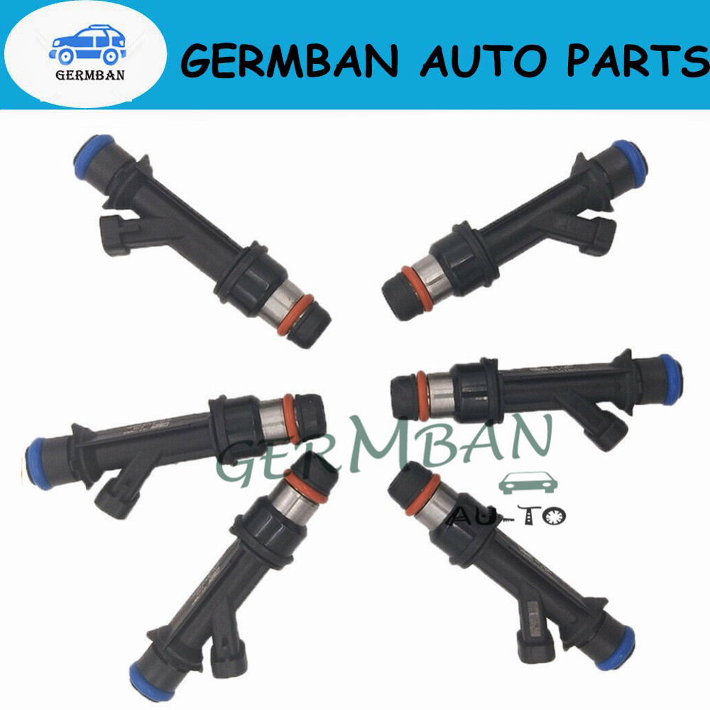 6Xการใช้หัวฉีดสำหรับ 2003-2004 Buick GMC ENVOY Isuzu Chevrolet Trailblazer 4.2L 25313185 12569573, FJ10578, 19244623