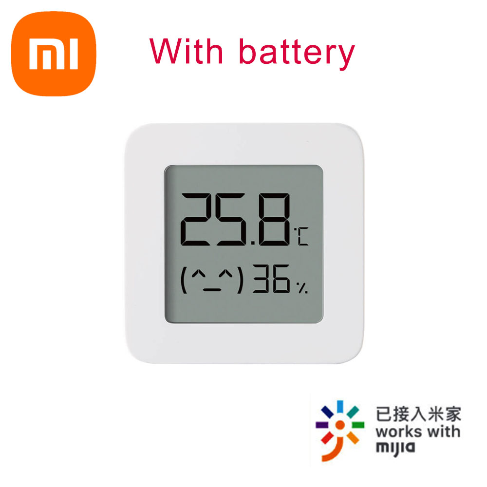 XIAOMI Mijia Bluetooth-термометр 2, беспроводной умный электрический цифровой гигрометр, термометр, работающий с батареей
