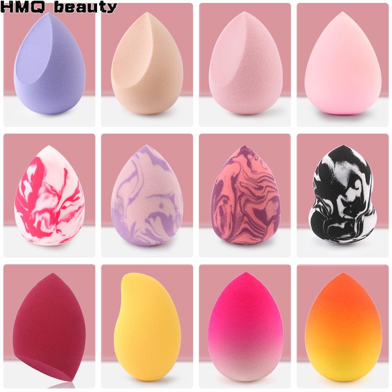 Licuadora de maquillaje, esponjas cosméticas para maquillaje, cojín, base en polvo, esponja, herramienta de belleza para mujeres y niñas, accesorios de maquillaje