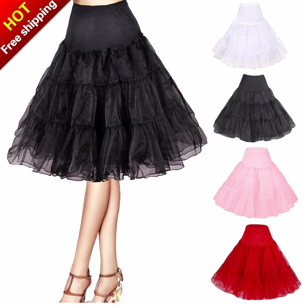 Vintage Wedding Crinoline Petticoat, Short Organza, Petticoat nupcial para vestidos de casamento, Rockabilly Tutu, Livre