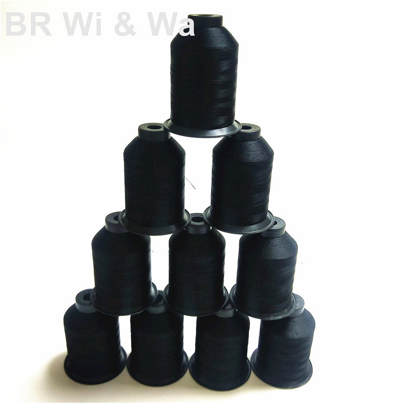 BR Wi&Wa Hilo de nailon negro 100D / 150D / 210D Componente Accesorio de construcción de varillas DIY