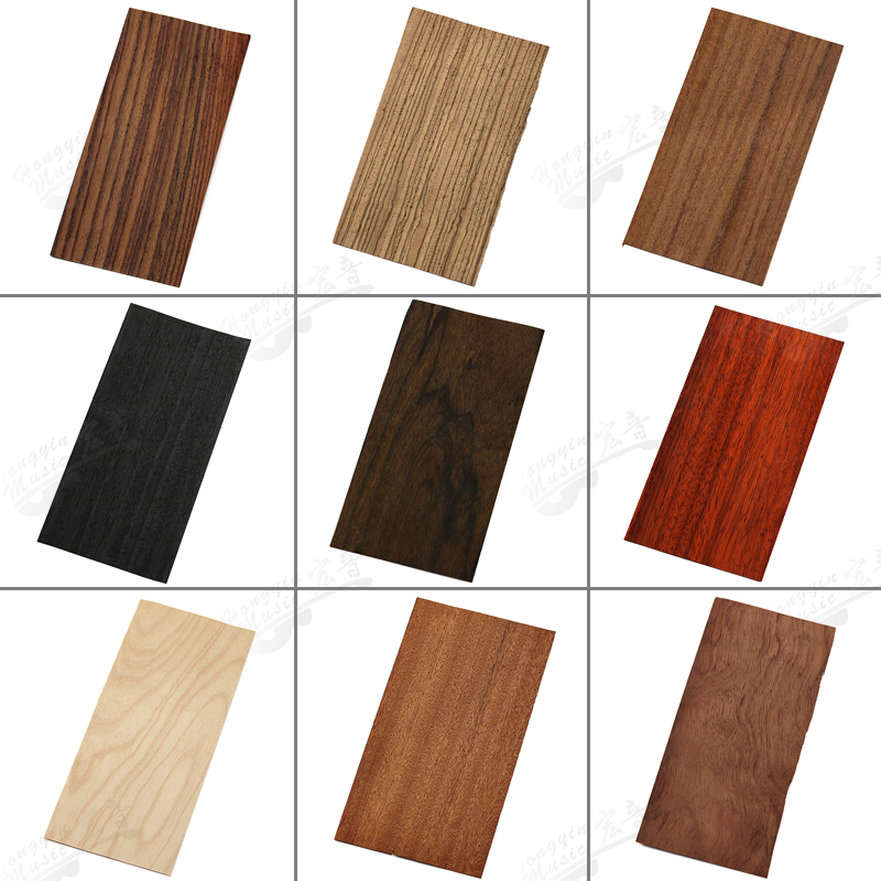 Гитарная головка Zebrawood, красивая голова зебрано, шпон, массив дерева, материал ручной работы, аксессуары для гитары 200*90*0,55 мм