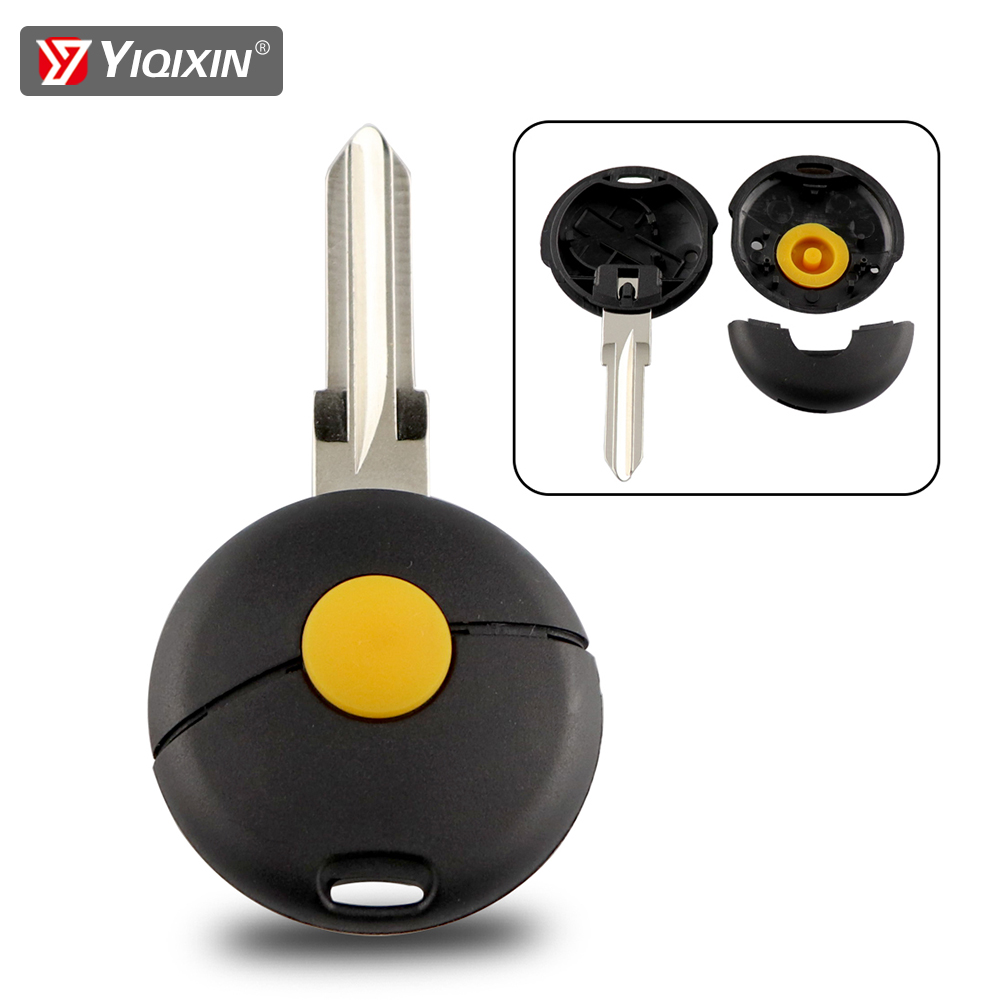 YIQIXIN 1 Pulsante Per Benz Mercedes Smart Fortwo 450 Cabrio City Cross Forfour W124 W202 W210 Chiave A Distanza Dell'automobile Borsette Caso Della Copertura Fob