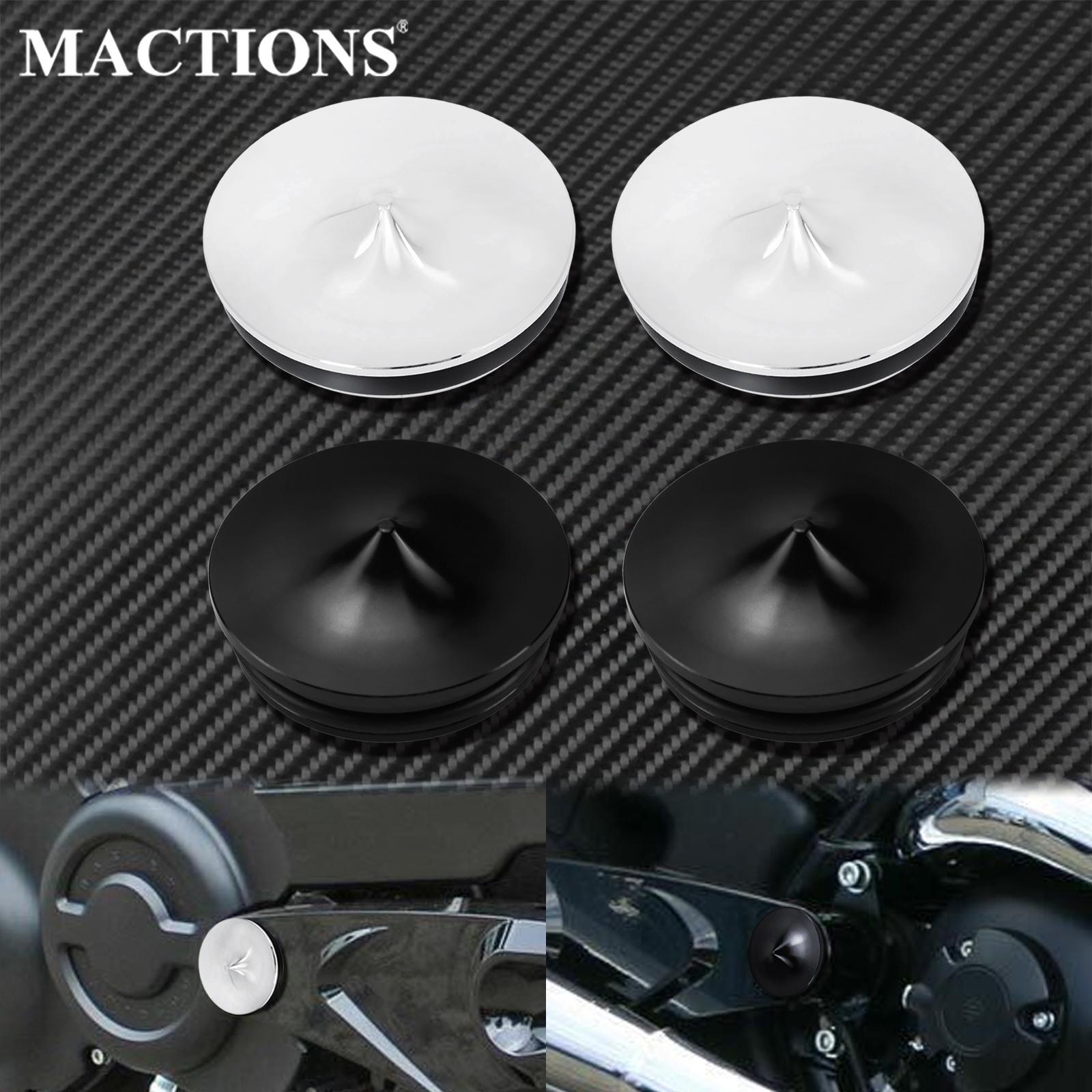 2 capuchons de bras oscillant de moto en aluminium chromé noir, couvercle pour Harley V, 2006-2017, Night newest, VRSCD Special VRSCDX, XGinecast A, VRSCAW