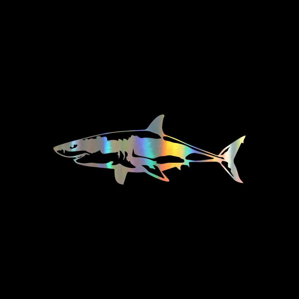 Auto Sticker 17CM * 6.5CM 3D Haai Creatieve Vinyl Sticker Op Auto Stickers en Decals Raamsticker Auto-styling Decal