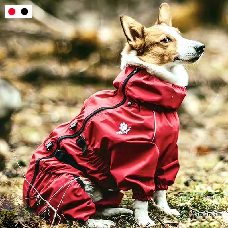 Chaqueta impermeable para perros y mascotas, ropa para exteriores, abrigo cálido de invierno, mono grande, impermeable reflectante para perros pequeños, medianos y grandes