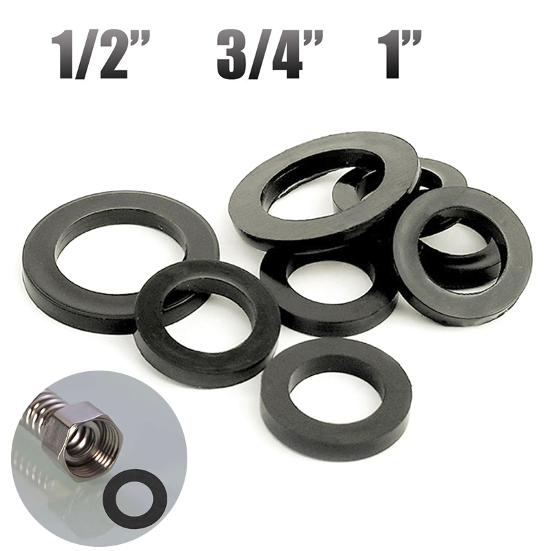 Juego de juntas tóricas de goma para mangueras de ducha, 1/2" 3/4", juego de juntas tóricas de goma para sellado de agua, 10 piezas, 50 piezas, dn15, dn20, dn25