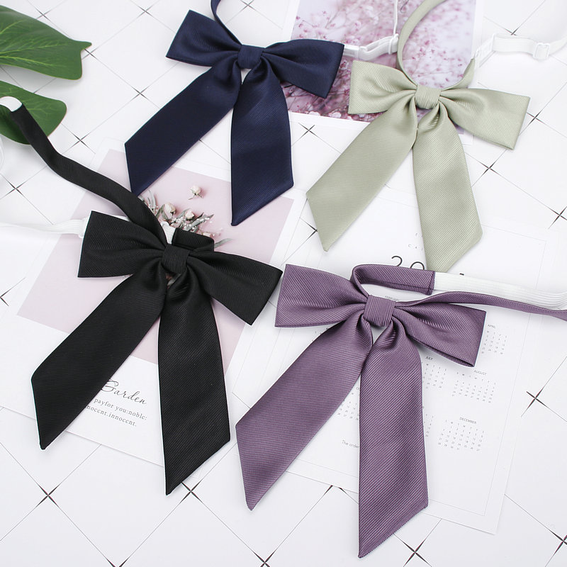 Dames Studenten Bowtie Wedding Jk Effen Business Strikje Vlinder Schooluniform Blauwe Dassen Vrouwen Skinny Gravatas Das