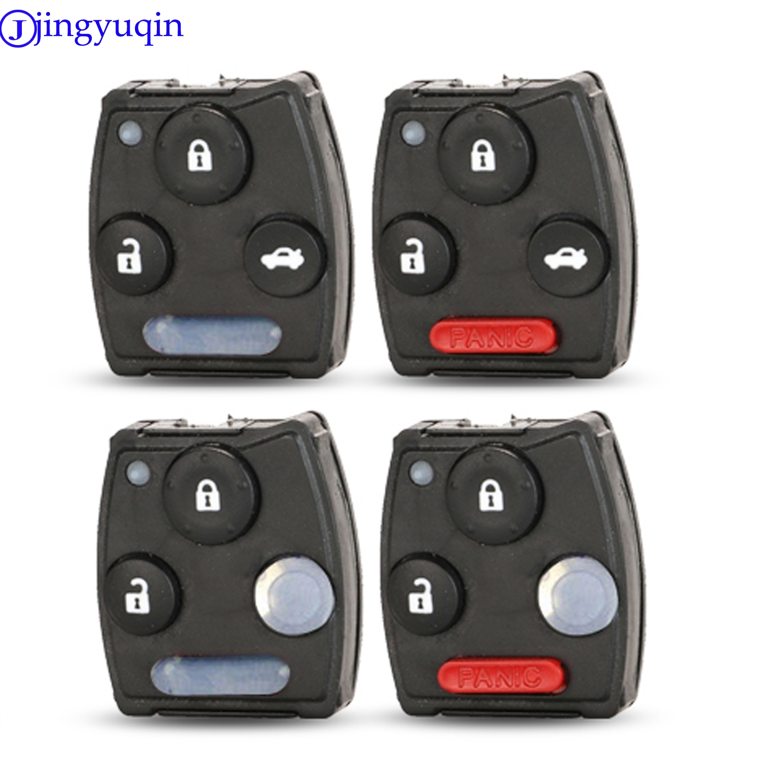 jingyuqin 2/3/4 Butotns With Buttons pad Keyless Entry Remote Car Key Fob For Honda Accord 2003 2004 2005 2006 2007