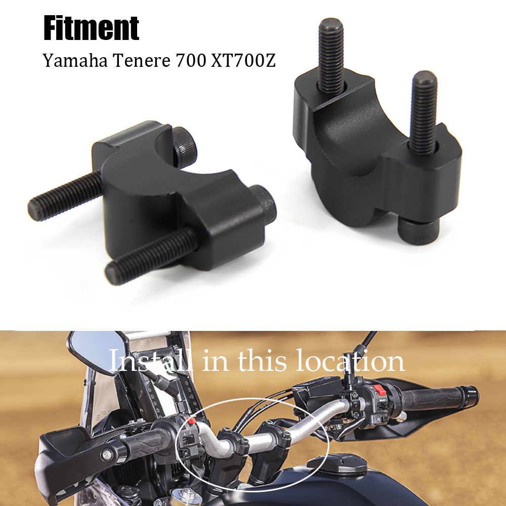 VOOR YAMAHA Tenere 700 T700 XTZ 700 2019 2020 Motorcycle Handle Bar Riser Klem Verlengen Stuur Adapter Mount