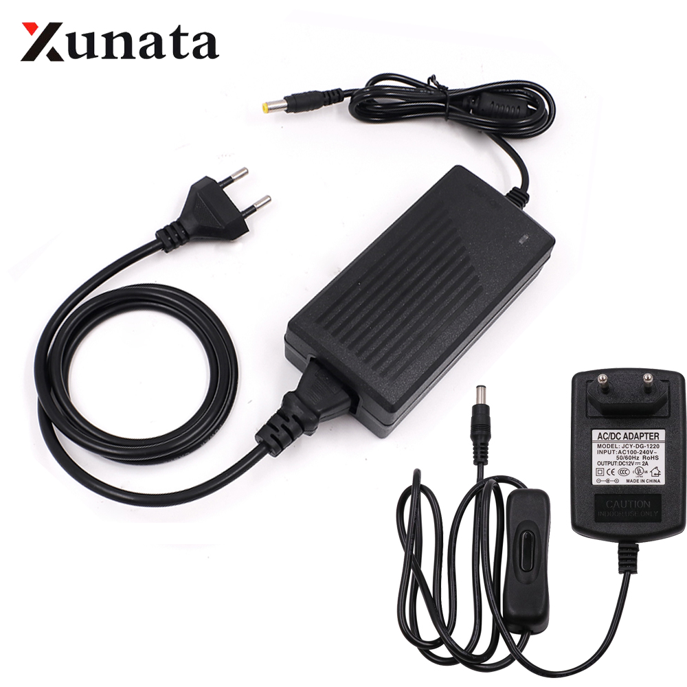 DC12V 1A / 2A / 3A / 5A Netzteil Adapter Für 5050 3528 LED Streifen Licht Zubehör 220V zu 12V Transformatoren Schalt Adapte