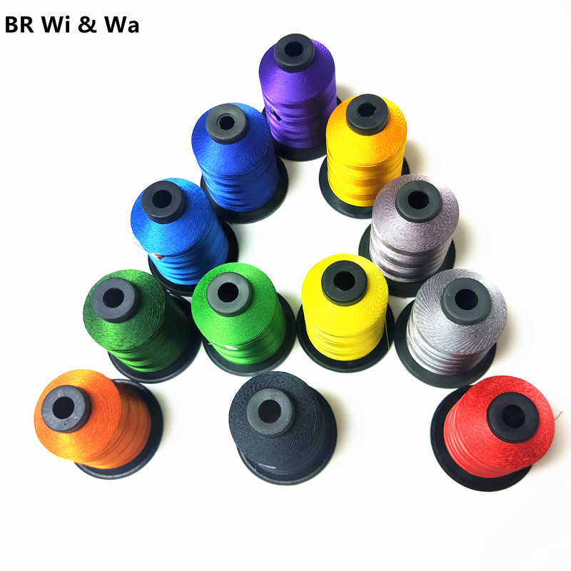 BR Wi&Wa  Black Thread  Nylon Thread   2000m/Spool  210D  Component DIY Rod Building Accessory