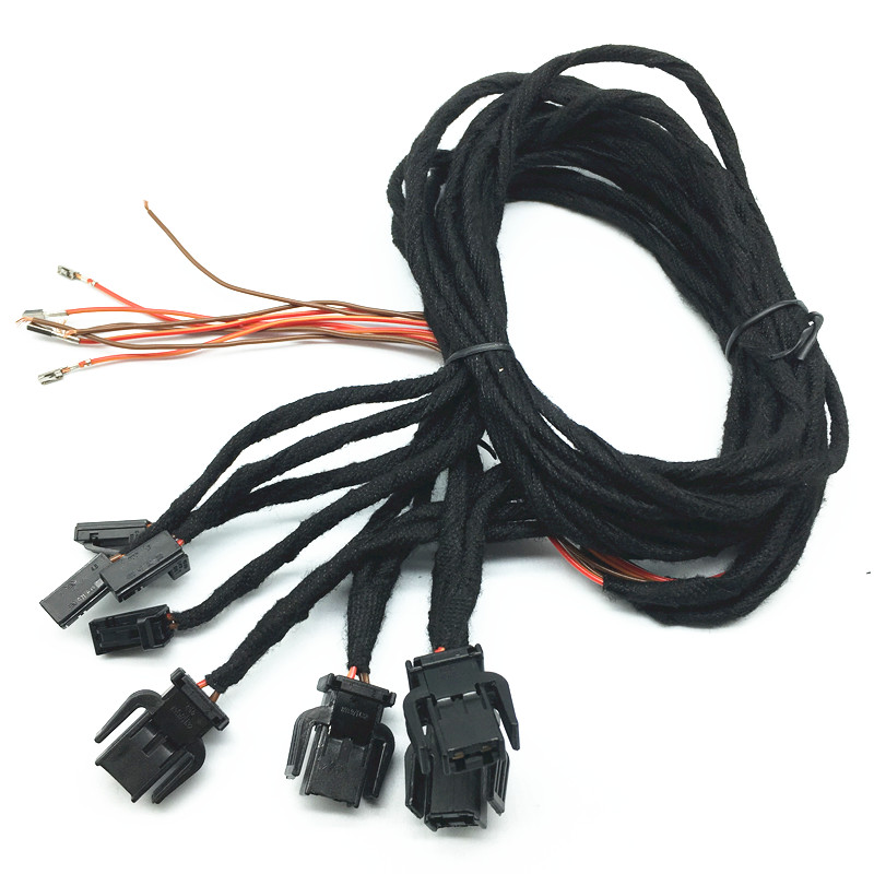 Car interior Led Door Light Warning light welcome lamp Cable Wire Plug For Audi A1 A2 A3 A4 B7 B8 A5 A6 C6 C7 A7 A8 Q3 Q5 Q7
