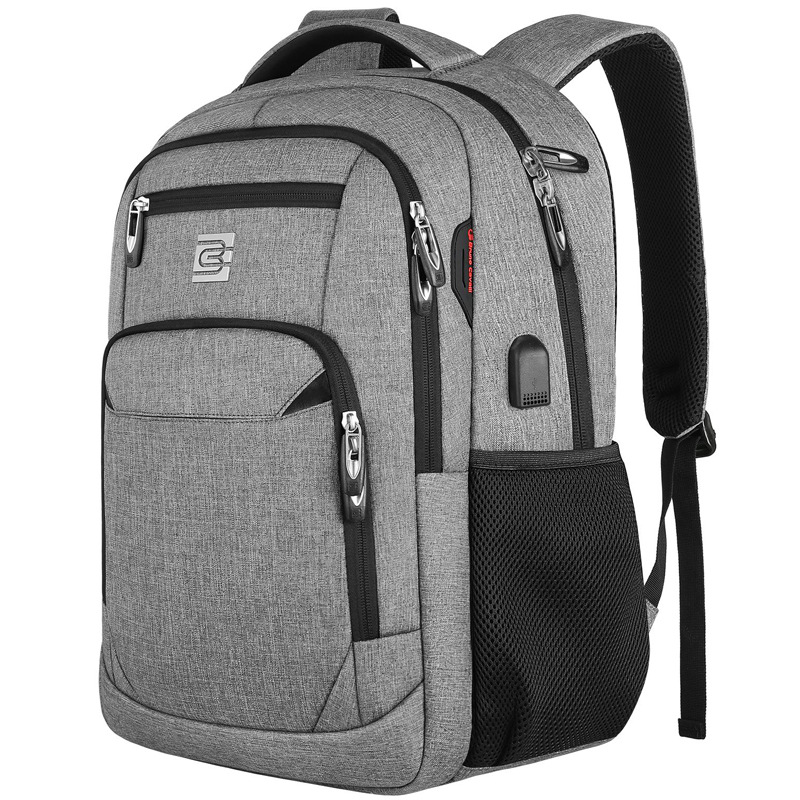 Zakenreizen Anti Diefstal 15,6 Inch Laptops Rugzak met USB-oplaadpoort College School Computertas voor Dames & Heren Past