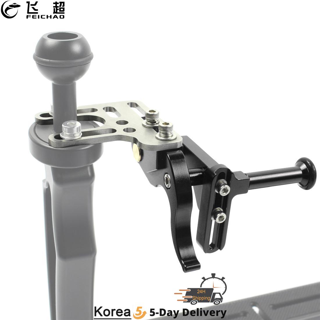 Adjustable Shutter Release Trigger Extension Level Mount for Diving Camera Underwater Tray Stabilizer for Gopro 13 for DJI Osmo