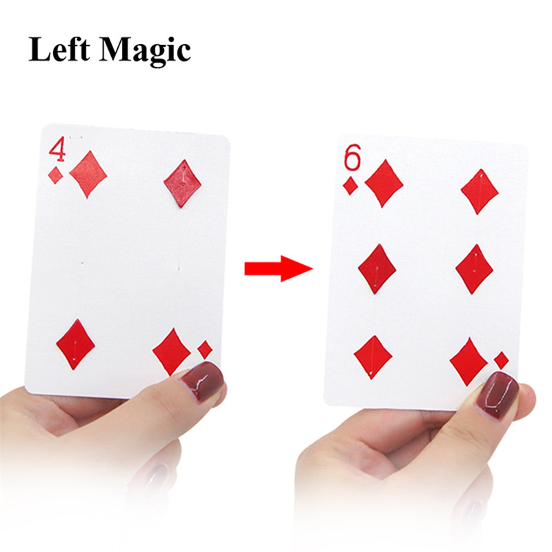 Fantástico 4 a 6 truques de magia de ponto móvel close-up cartão mágico profissional truque mágico ferramenta mágica adereço