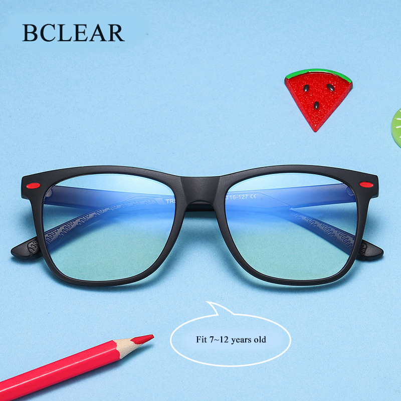 Bclear crianças óculos quadro para meninos meninas crianças óculos quadro flexível qualidade óculos para proteção e correção de visão