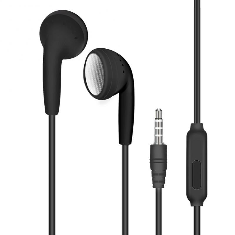 3.5mm fones de ouvido intra-auriculares brancos para samsung galaxy com fio fone de ouvido com microfone jack para telefones celulares inteligentes volume ajustável