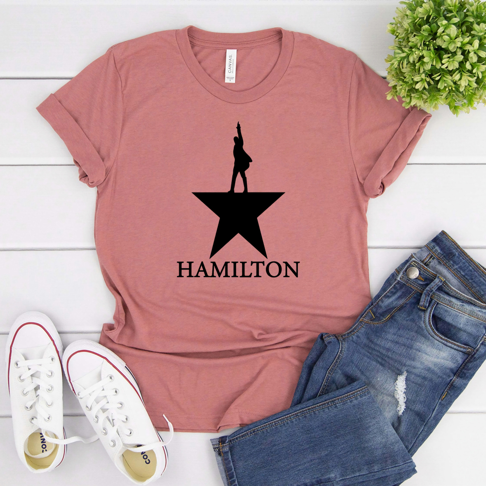 Camiseta dourada Alexander Hamilton Broadway Musical Hamilton camisa Rise Up Tee presente para fãs Hipster Tops