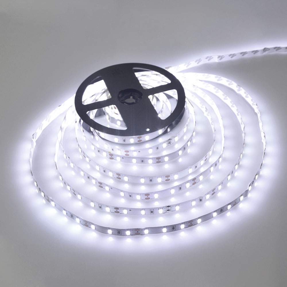 LED-Streifen 5050 5630 2835 RGB-Leuchten, 12 V, 5 m, flexible Heim- und Küchendekorationslampe, wasserdicht, 300 LED-Band, Diodenband, 60 LEDs/m