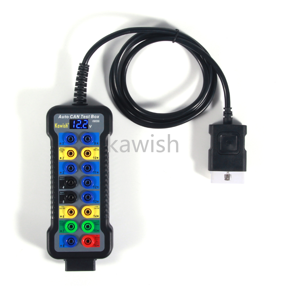 Autokw308-detector de protocolo de fuga para carro, obdii, obd, interface de monitoramento de veículos, kw308, 2021