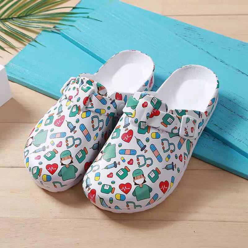 Medical รองเท้า EVA Non-SLIP ห้องปฏิบัติการ Doctor Clogs ลื่นพยาบาล Clogs ผ่าตัดรองเท้าสบายๆชายหาดสตรีทํางานรองเท้าแตะ