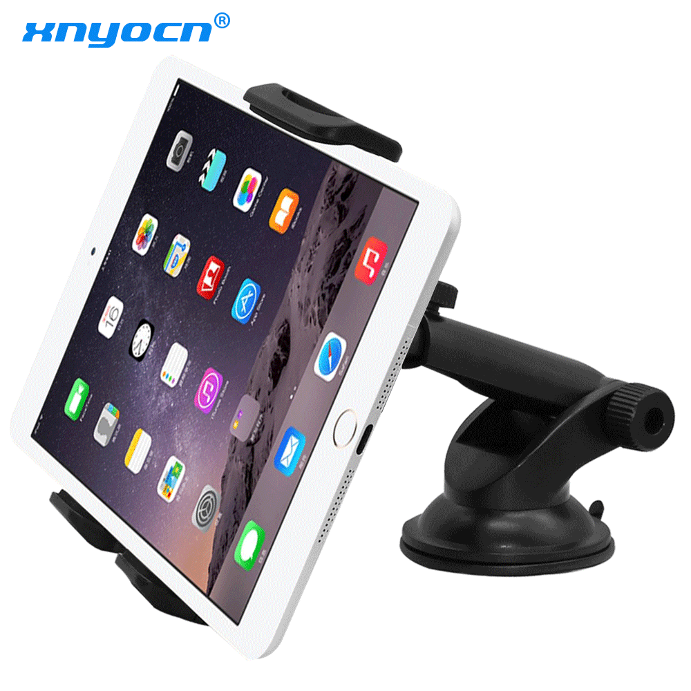 Pengisap Tablet mobil berdiri pemegang ponsel kaca depan tanpa magnetik dudukan GPS dukungan untuk Ipad Pro 12.9 iPhone 11 Xiaomi HUAWEI
