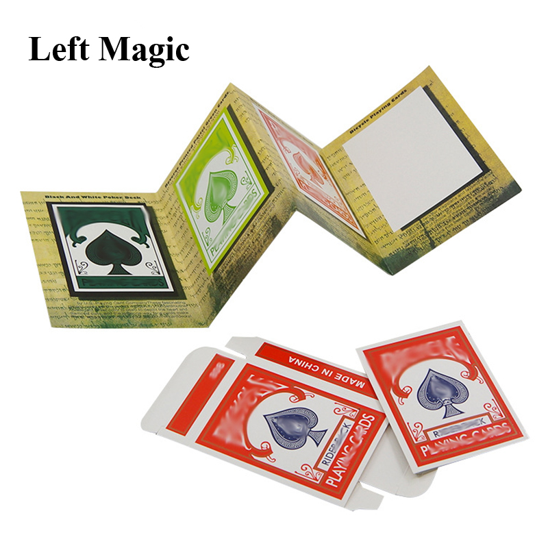 Baraja de cartas de trucos de Magia, baraja de cartas de publicidad 3D divertida, mago de Magia, primer plano, accesorios de truco, mentalismo, comedia, juguete clásico