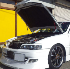 Untuk Toyota CHASER JZX100 Sedan 1996-2001 Depan Hood Bonnet Memodifikasi Serat Karbon Gas Struts Shock Damper Lift Mendukung
